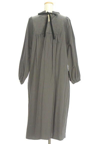 Samansa Mos2（サマンサモスモス）の古着「ベロア花刺繍コットンワンピース（ワンピース・チュニック）」大画像２へ