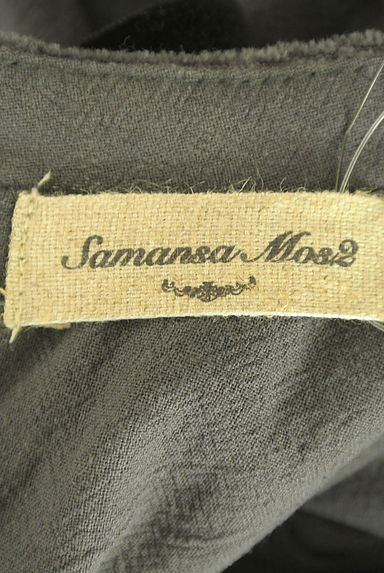 Samansa Mos2（サマンサモスモス）の古着「ベロア花刺繍コットンワンピース（ワンピース・チュニック）」大画像６へ