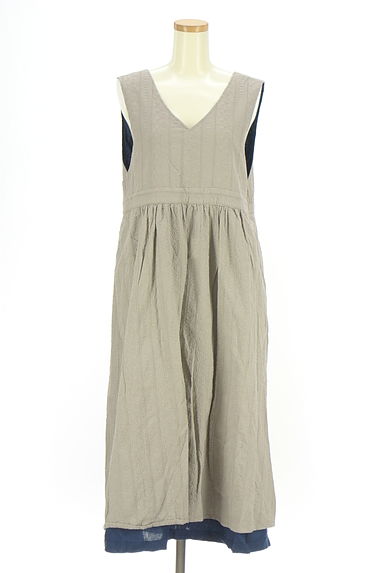 Samansa Mos2（サマンサモスモス）の古着「kazumiコラボマルチリネンジャンスカ（ワンピース・チュニック）」大画像４へ