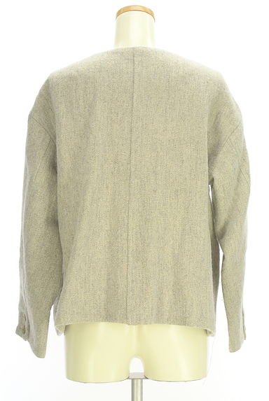 Samansa Mos2（サマンサモスモス）の古着「TSUHARU by Samansa Mos2 ノーカラーショートコート（コート）」大画像２へ