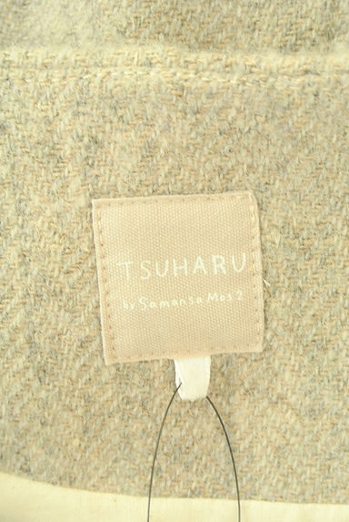 Samansa Mos2（サマンサモスモス）の古着「TSUHARU by Samansa Mos2 ノーカラーショートコート（コート）」大画像６へ