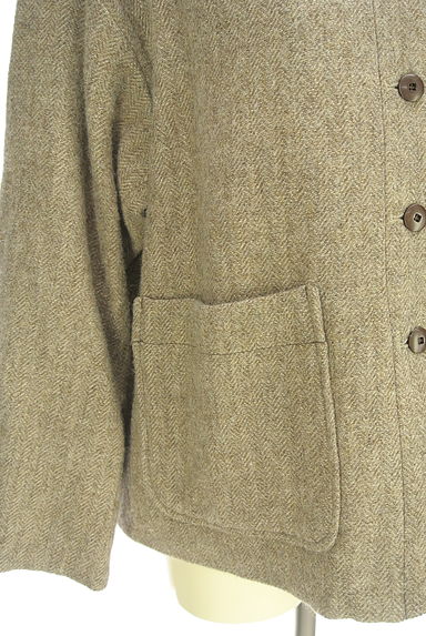 Samansa Mos2（サマンサモスモス）の古着「TSUHARU by Samansa Mos2 ノーカラーショートコート（コート）」大画像５へ