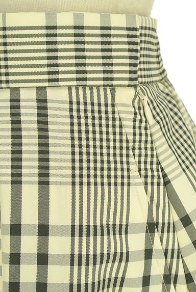PLST（プラステ）の古着「チェック柄ボリュームフレアスカート（ロングスカート・マキシスカート）」大画像４へ