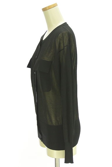 PLST（プラステ）の古着「ラメシアーニットカーディガン（カーディガン・ボレロ）」大画像３へ