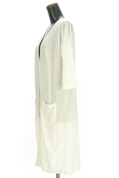 クリックで大画像表示 INTER PLANET(インタープラネット)の古着「シアーニットロングカーディガン(カーディガン・ボレロ)」大画像3へ