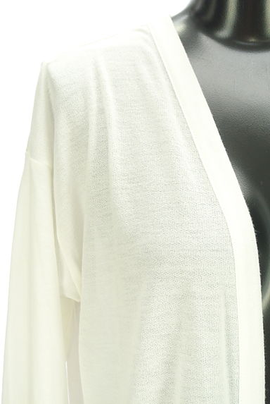 クリックで大画像表示 INTER PLANET(インタープラネット)の古着「シアーニットロングカーディガン(カーディガン・ボレロ)」大画像4へ