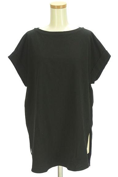 PLST（プラステ）の古着「サイドスリットミドル丈カットソー（カットソー・プルオーバー）」大画像１へ