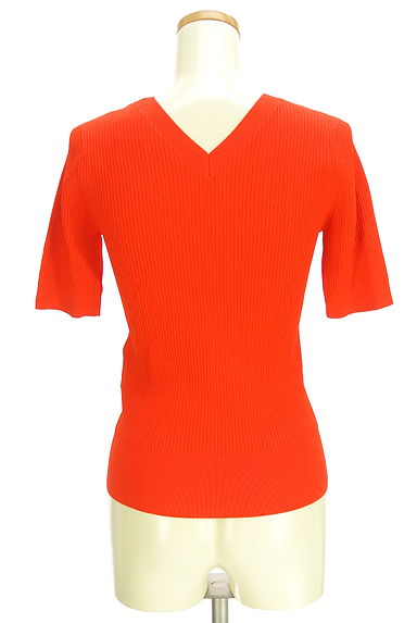 クリックで大画像表示 PLST(プラステ)の古着「後ろVネック半袖リブニット(ニット)」大画像2へ