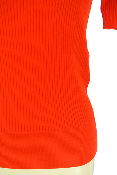 クリックで大画像表示 PLST(プラステ)の古着「後ろVネック半袖リブニット(ニット)」大画像5へ