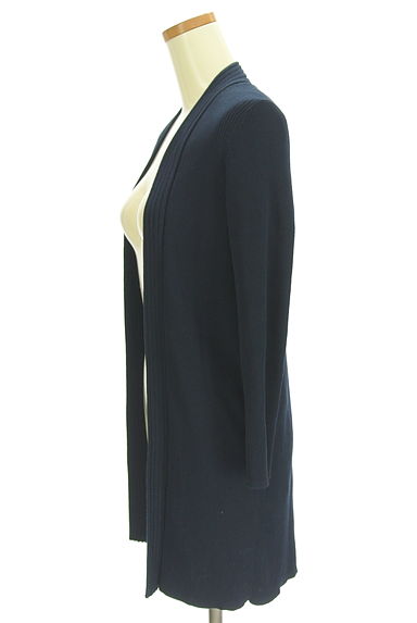 クリックで大画像表示 theory luxe(セオリーリュクス)の古着「ロングリブニットカーディガン(カーディガン・ボレロ)」大画像3へ