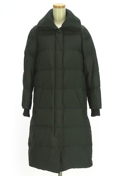 MAX&Co.（マックス＆コー）の古着「リブ襟ロングダウンコート（ダウンジャケット・ダウンコート）」大画像１へ