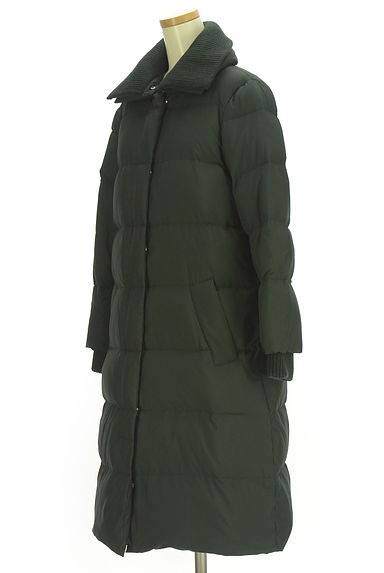 MAX&Co.（マックス＆コー）の古着「リブ襟ロングダウンコート（ダウンジャケット・ダウンコート）」大画像３へ