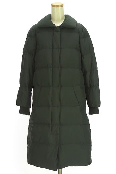 MAX&Co.（マックス＆コー）の古着「リブ襟ロングダウンコート（ダウンジャケット・ダウンコート）」大画像４へ