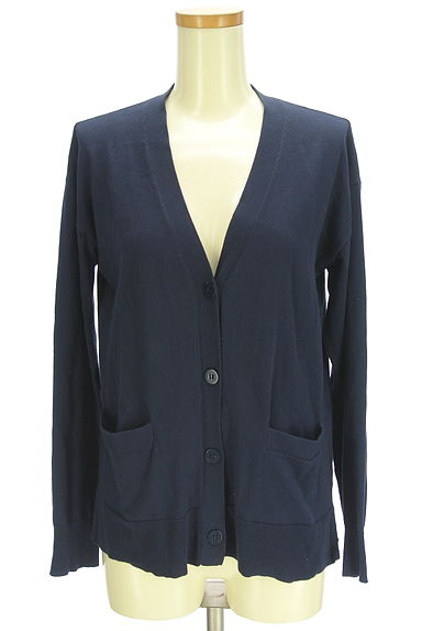 クリックで大画像表示 Mila Owen(ミラオーウェン)の古着「ポケット付きVネックカーディガン(カーディガン・ボレロ)」大画像1へ