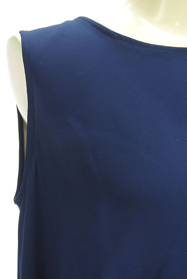 INTER PLANET（インタープラネット）の古着「バイカラーノースリブラウス（カットソー・プルオーバー）」大画像４へ