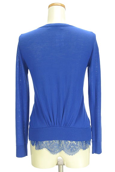 INTER PLANET（インタープラネット）の古着「裾レースニットカーディガン（カーディガン・ボレロ）」大画像２へ