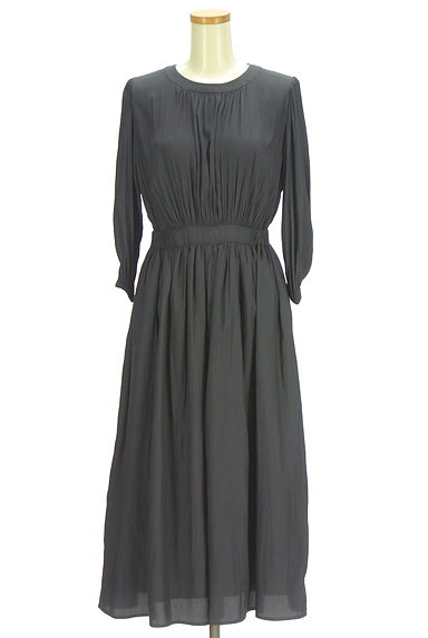 INTER PLANET（インタープラネット）の古着「ギャザーフレアロングワンピース（ワンピース・チュニック）」大画像１へ