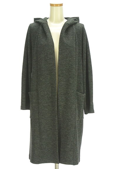 INTER PLANET（インタープラネット）の古着「フーディロングニットカーディガン（カーディガン・ボレロ）」大画像１へ