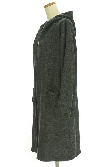 INTER PLANET（インタープラネット）の古着「フーディロングニットカーディガン（カーディガン・ボレロ）」大画像３へ