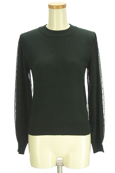 INTER PLANET（インタープラネット）の古着「ドットチュール袖ニット（ニット）」大画像１へ