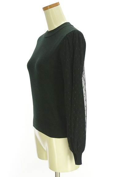 INTER PLANET（インタープラネット）の古着「ドットチュール袖ニット（ニット）」大画像３へ