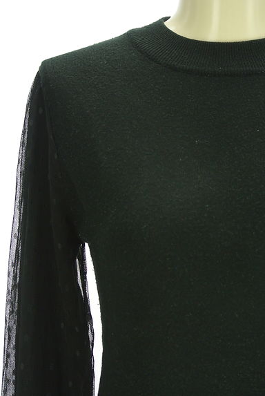 INTER PLANET（インタープラネット）の古着「ドットチュール袖ニット（ニット）」大画像４へ