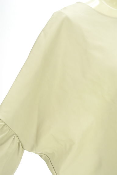 INTER PLANET（インタープラネット）の古着「ドルマンワイドエコレザージャケット（ブルゾン・スタジャン）」大画像４へ