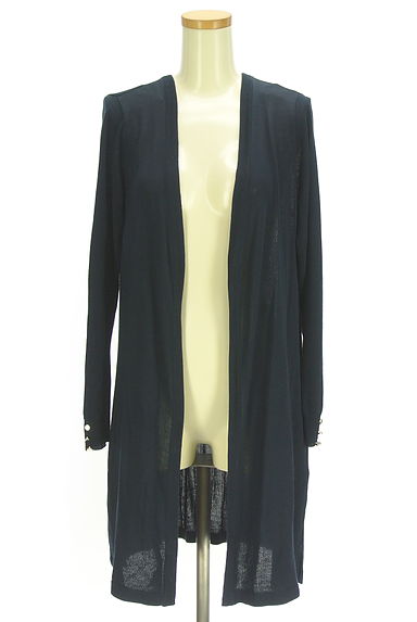 INTER PLANET（インタープラネット）の古着「バックリブロングニットカーディガン（カーディガン・ボレロ）」大画像１へ