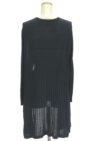 INTER PLANET（インタープラネット）の古着「バックリブロングニットカーディガン（カーディガン・ボレロ）」大画像２へ