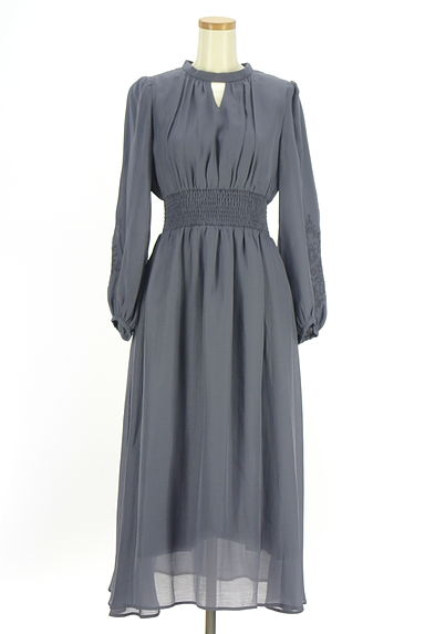 PROPORTION BODY DRESSING（プロポーションボディドレッシング）の古着「刺繍入りシフォンワンピース（ワンピース・チュニック）」大画像１へ