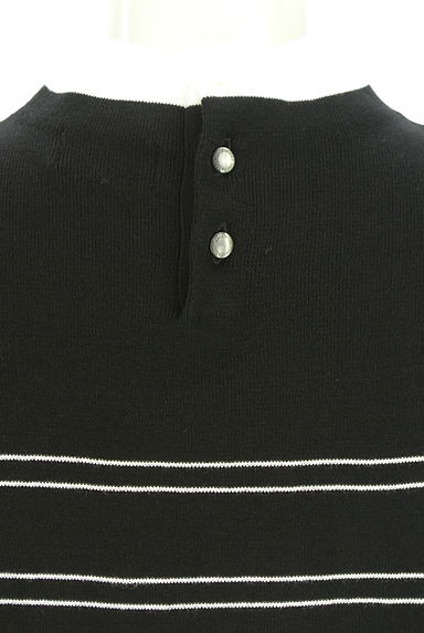 MACKINTOSH PHILOSOPHY（マッキントッシュ フィロソフィー）の古着「フェイク襟ボーダー柄ニットトップス（ニット）」大画像５へ