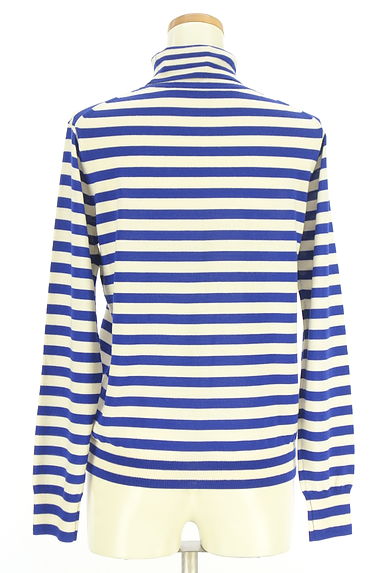 HUMAN WOMAN（ヒューマンウーマン）の古着「ボーダー柄タートルネックニットトップス（ニット）」大画像２へ