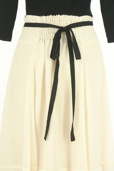 Apuweiser riche（アプワイザーリッシェ）の古着「リブニット×シフォン切替ワンピース（ワンピース・チュニック）」大画像５へ