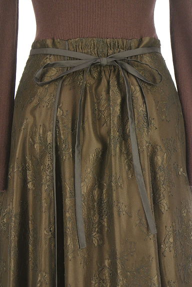 Apuweiser riche（アプワイザーリッシェ）の古着「リブニット×総レース 切替ワンピース（ワンピース・チュニック）」大画像５へ