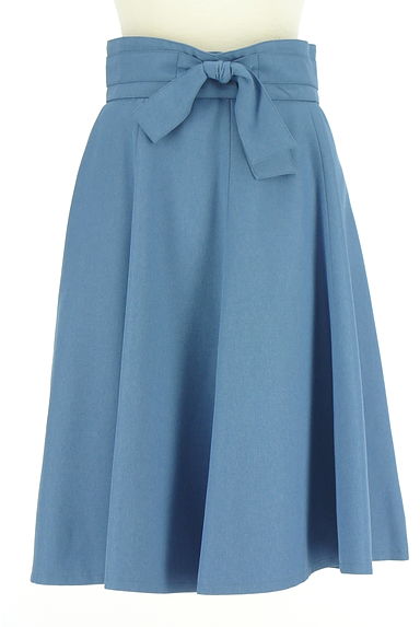 クリックで大画像表示 Apuweiser riche(アプワイザーリッシェ)の古着「2本ベルトセットミディ丈フレアスカート(スカート)」大画像4へ