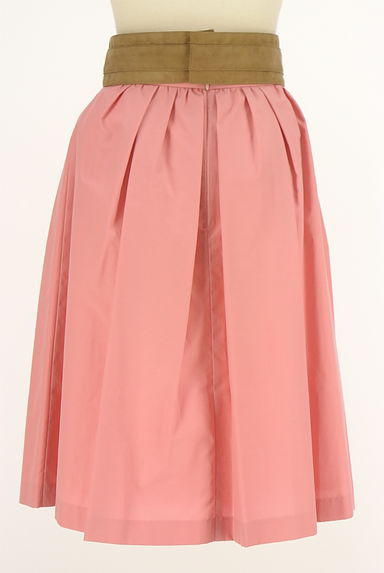 クリックで大画像表示 Apuweiser riche(アプワイザーリッシェ)の古着「スウェードベルト付きミディ丈フレアスカート(ロングスカート・マキシスカート)」大画像2へ