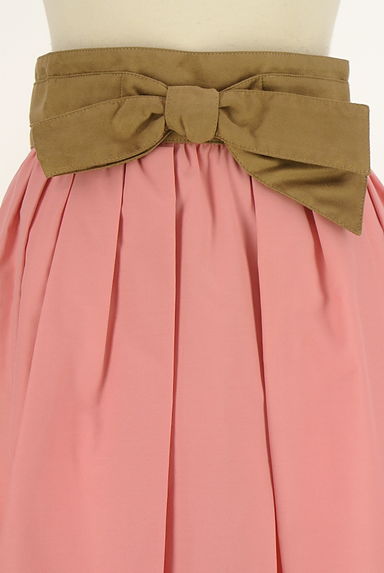 クリックで大画像表示 Apuweiser riche(アプワイザーリッシェ)の古着「スウェードベルト付きミディ丈フレアスカート(ロングスカート・マキシスカート)」大画像4へ