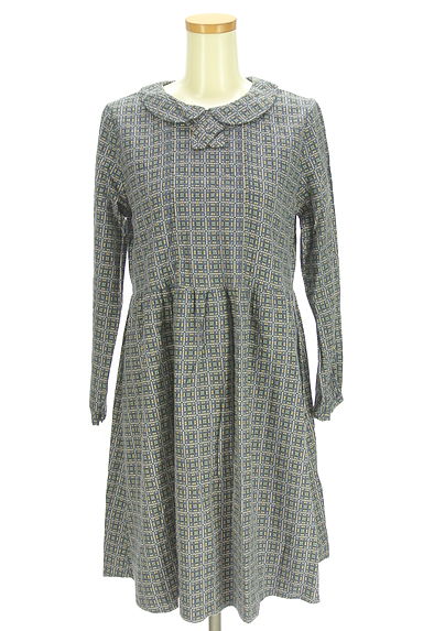 Samansa Mos2（サマンサモスモス）の古着「ehka sopo 膝丈起毛コットンワンピース（ワンピース・チュニック）」大画像１へ