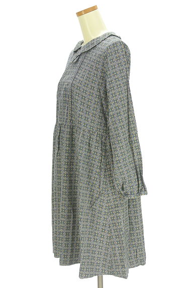 Samansa Mos2（サマンサモスモス）の古着「ehka sopo 膝丈起毛コットンワンピース（ワンピース・チュニック）」大画像３へ