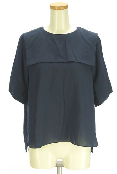 NATURAL BEAUTY BASIC（ナチュラルビューティベーシック）の古着「セーラー襟ブラウス（カットソー・プルオーバー）」大画像１へ