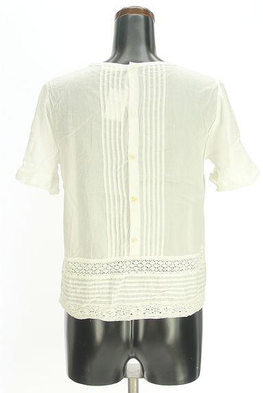 Samansa Mos2（サマンサモスモス）の古着「ehka sopo 花刺繍レースブラウス（カットソー・プルオーバー）」大画像２へ