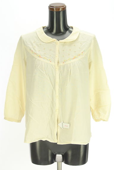 Samansa Mos2（サマンサモスモス）の古着「ehka sopo 花刺繍入り8分袖ブラウス（ブラウス）」大画像４へ