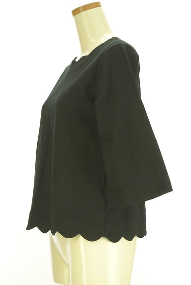 POU DOU DOU（プードゥドゥ）の古着「七分袖スカラップカットソー（カットソー・プルオーバー）」大画像３へ