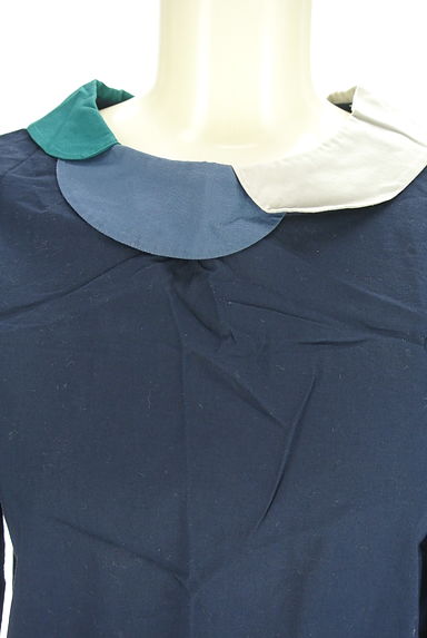 POU DOU DOU（プードゥドゥ）の古着「花びら襟ブラウス（カットソー・プルオーバー）」大画像４へ