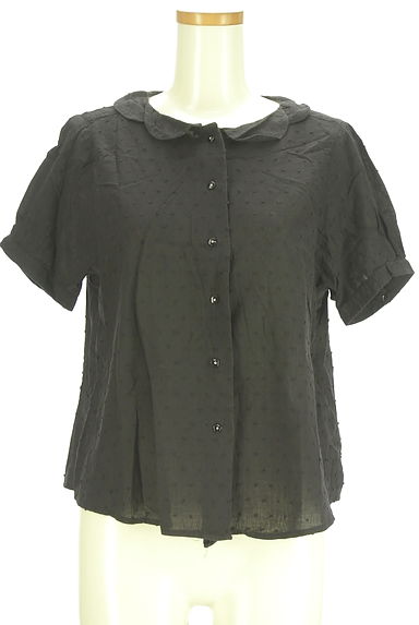 POU DOU DOU（プードゥドゥ）の古着「パフスリドットドビーブラウス（ブラウス）」大画像１へ