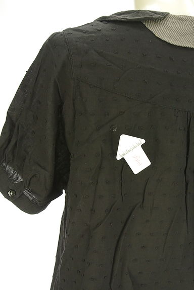 POU DOU DOU（プードゥドゥ）の古着「パフスリドットドビーブラウス（ブラウス）」大画像５へ