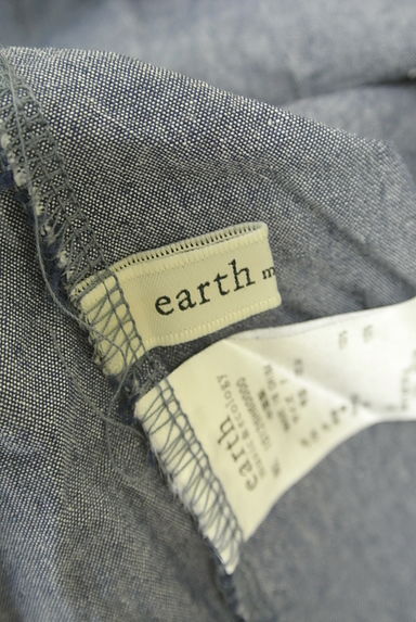 earth music&ecology（アースミュージック＆エコロジー）の古着「膝上丈ドッキングボーダーワンピース（ワンピース・チュニック）」大画像６へ