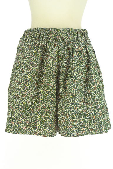 earth music&ecology（アースミュージック＆エコロジー）の古着「小花柄ギャザーショートパンツ（ショートパンツ・ハーフパンツ）」大画像１へ