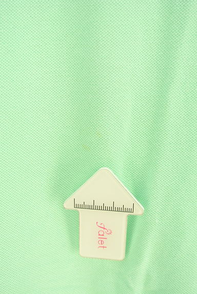 CHILD WOMAN（チャイルドウーマン）の古着「Dot and Stripes CHILD WOMAN ロングポロシャツ（ポロシャツ）」大画像５へ