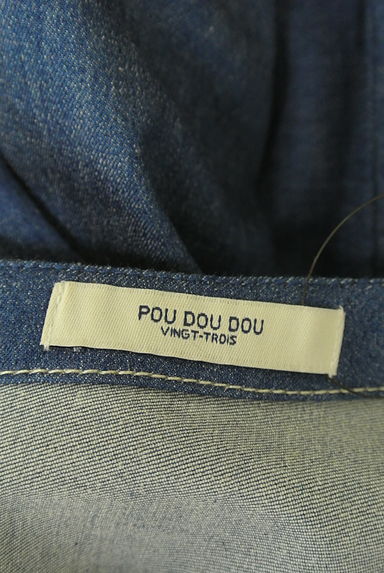POU DOU DOU（プードゥドゥ）の古着「ストレッチデニムブラウス（カットソー・プルオーバー）」大画像６へ
